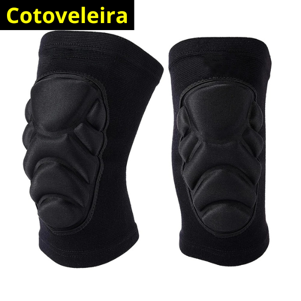 Kit Joelheira + Cotoveleira GuardShieldPro