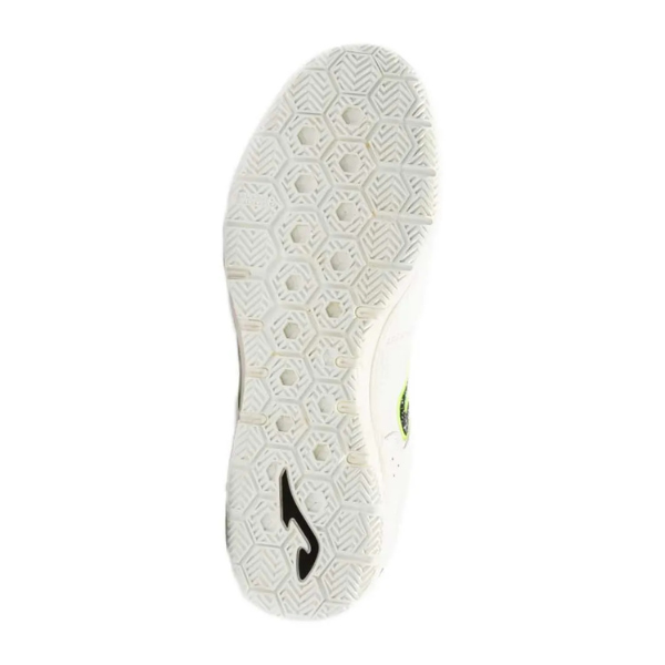 Chuteira Futsal Joma Top Flex Rebound IC Branca, Preta e Verde