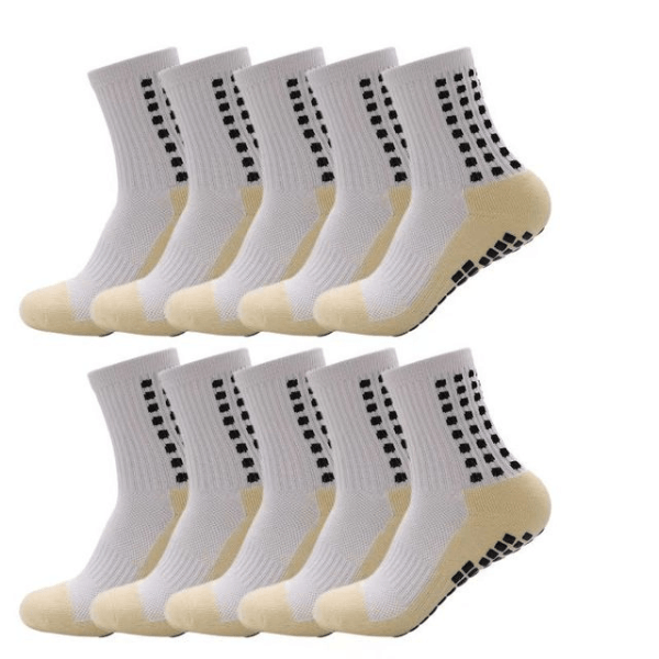 Kit com 10 Pares Meia Anti Derrapante Lisa