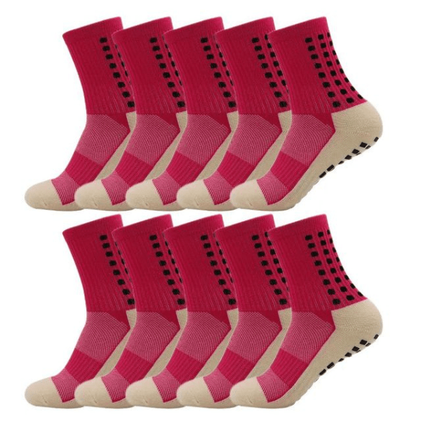 Kit com 10 Pares Meia Anti Derrapante Lisa