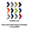 Kit com 10 Pares Meia Anti Derrapante Lisa