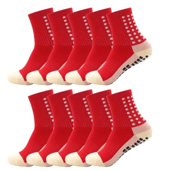 Kit com 10 Pares Meia Anti Derrapante Lisa